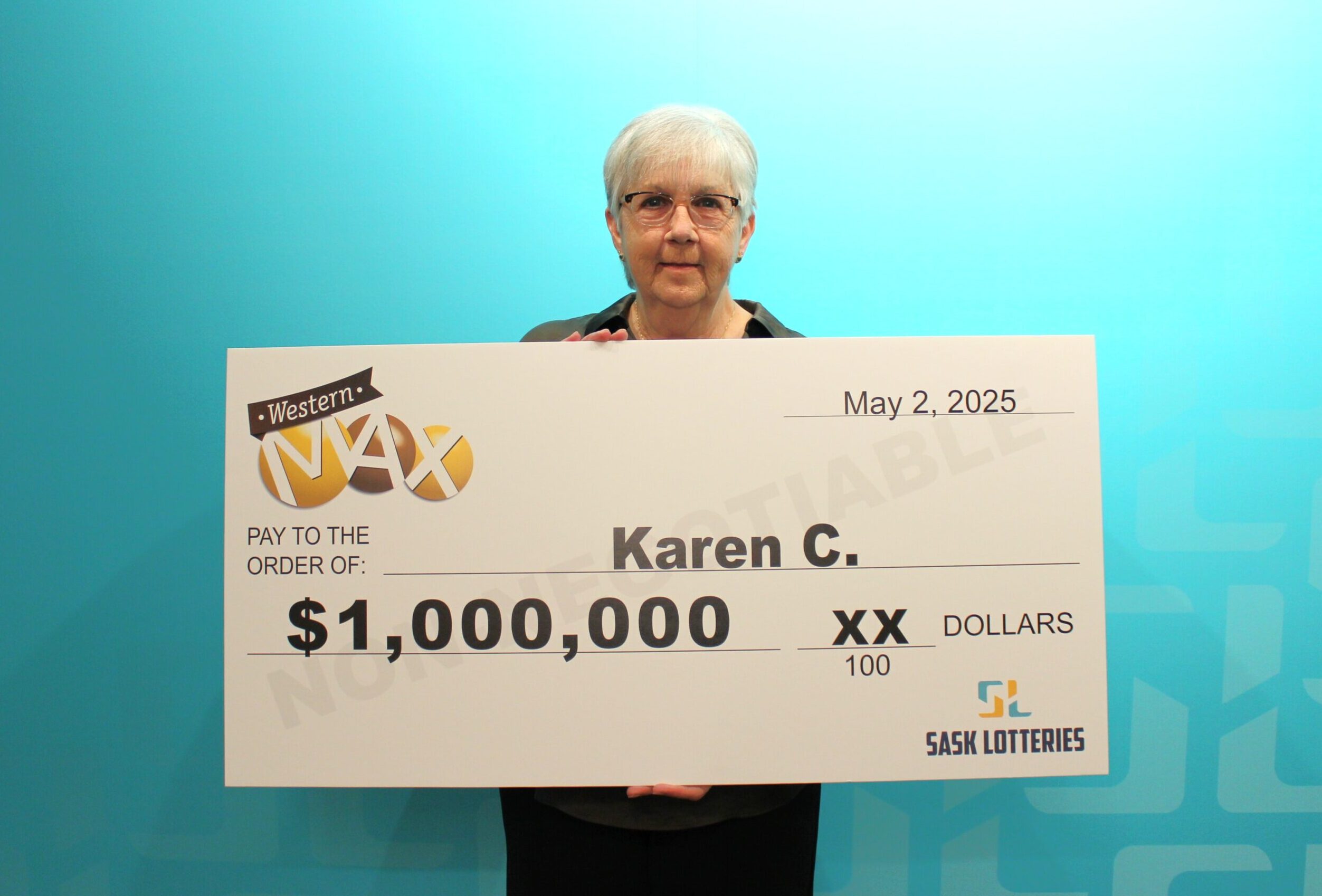 Lottery winner Karen Carnduff
